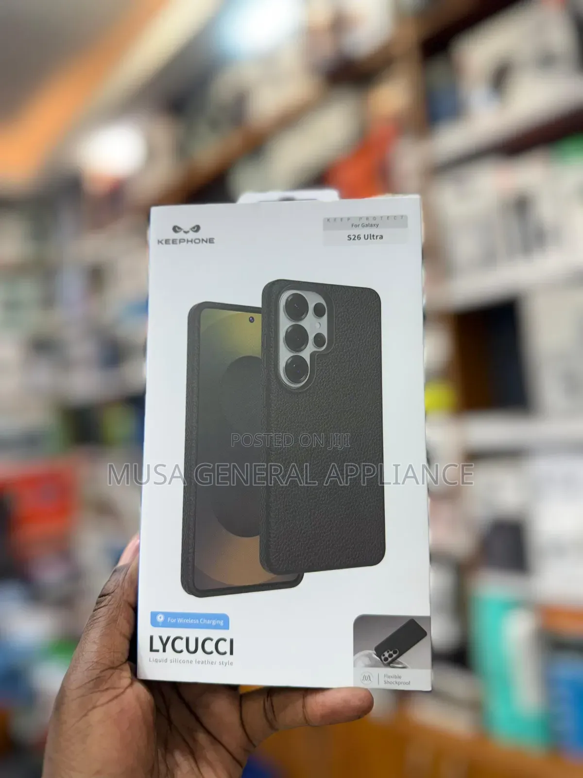 Lycucci Liquid Silicone Leather Style Case Samsung Galaxy S26 Ultra
