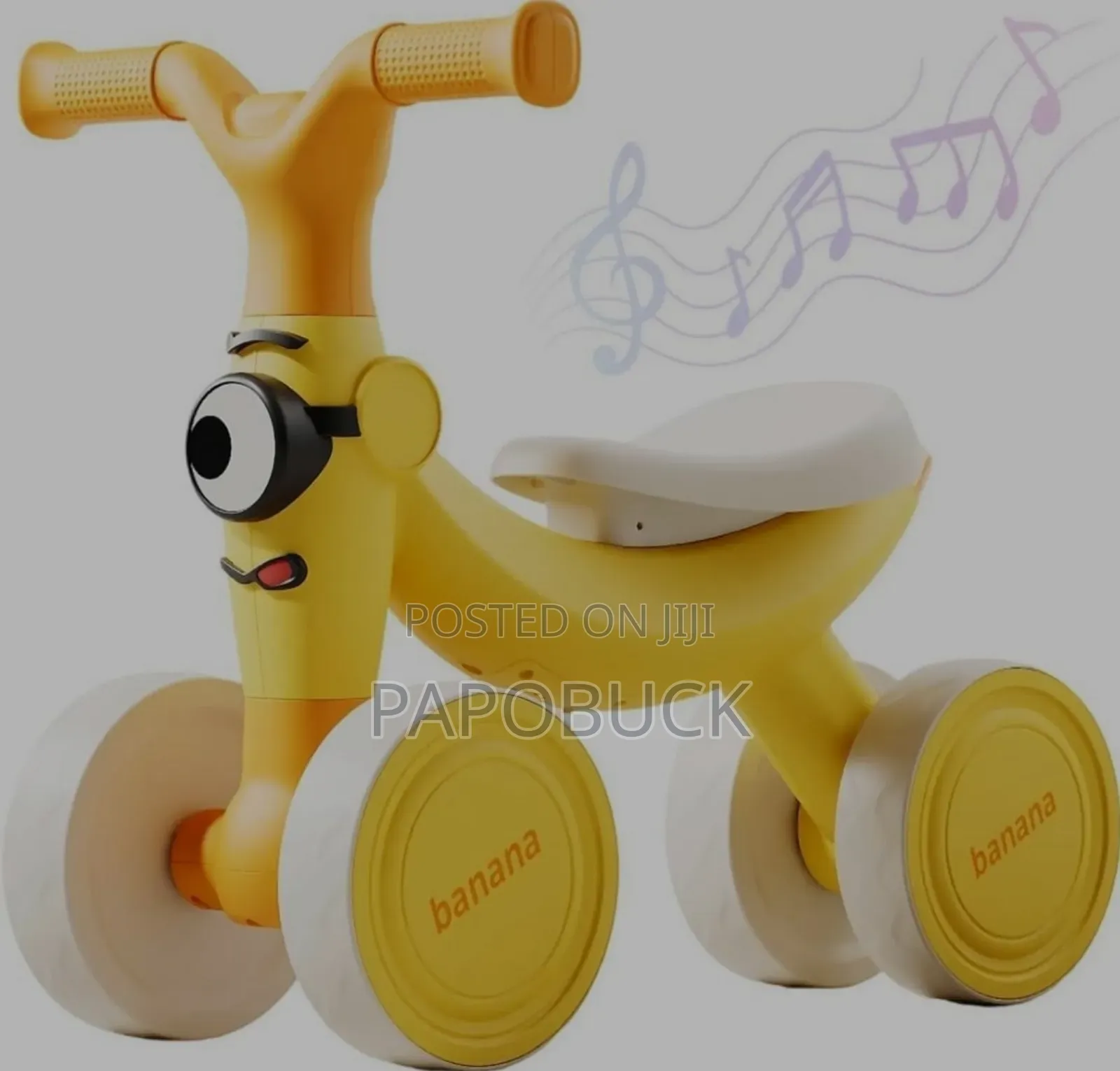 Four Wheel Banana Kids Swing Car/Balance Bike
