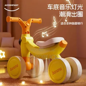 Four Wheel Banana Kids Swing Car/Balance Bike