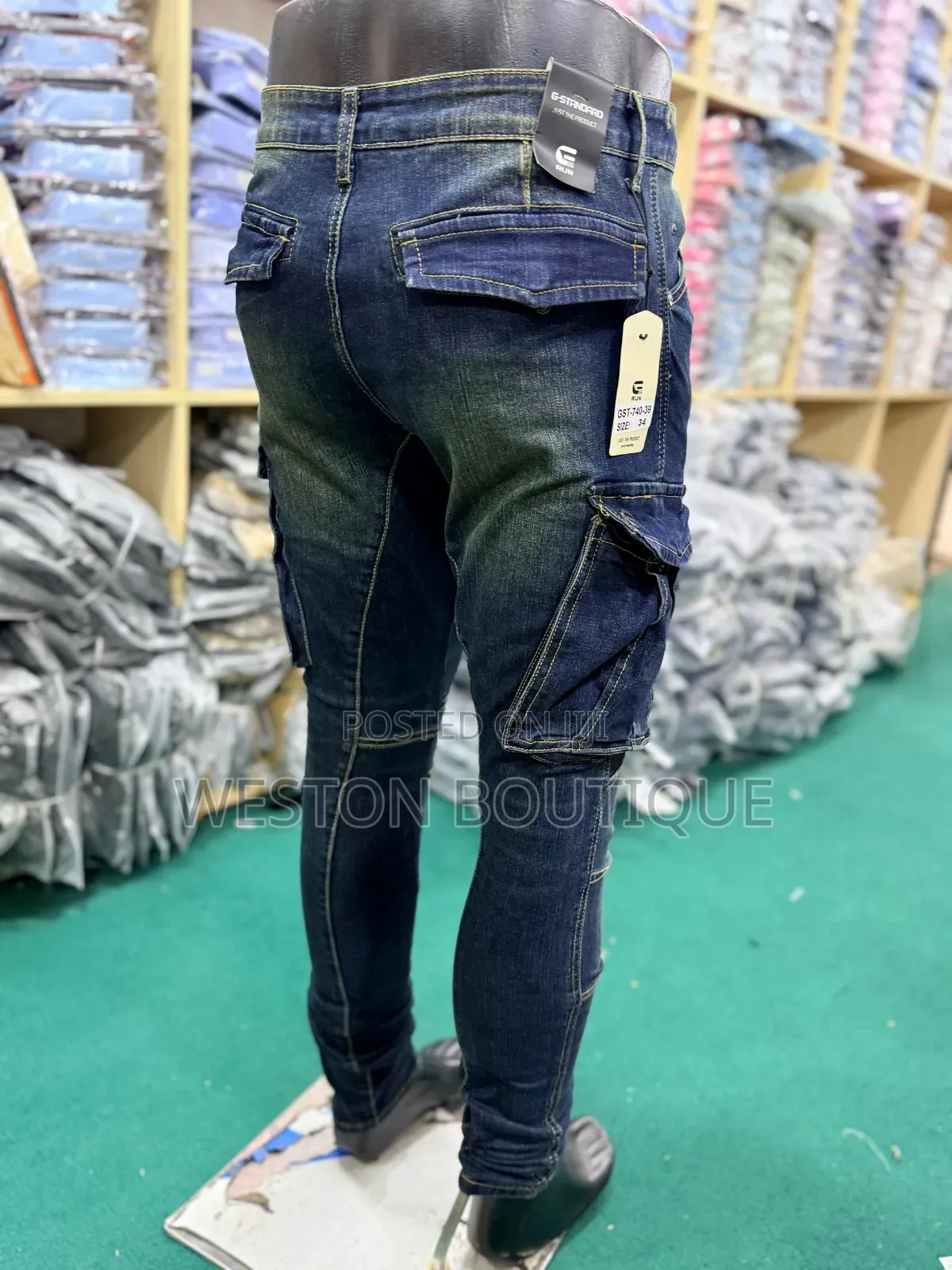 Cargo Jeans Original Material Size 34 to 38