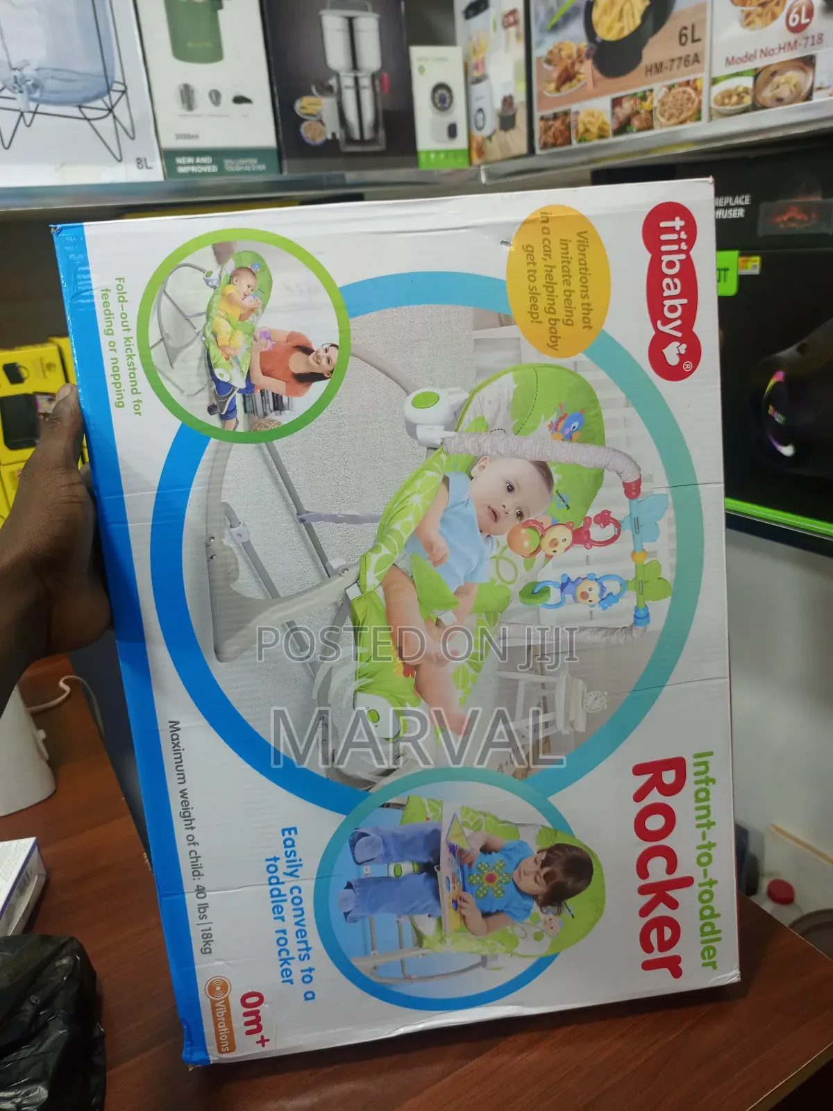 Infant-to-toddler Rocker.