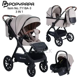 3-in-1 Foldable Baby Stroller Set