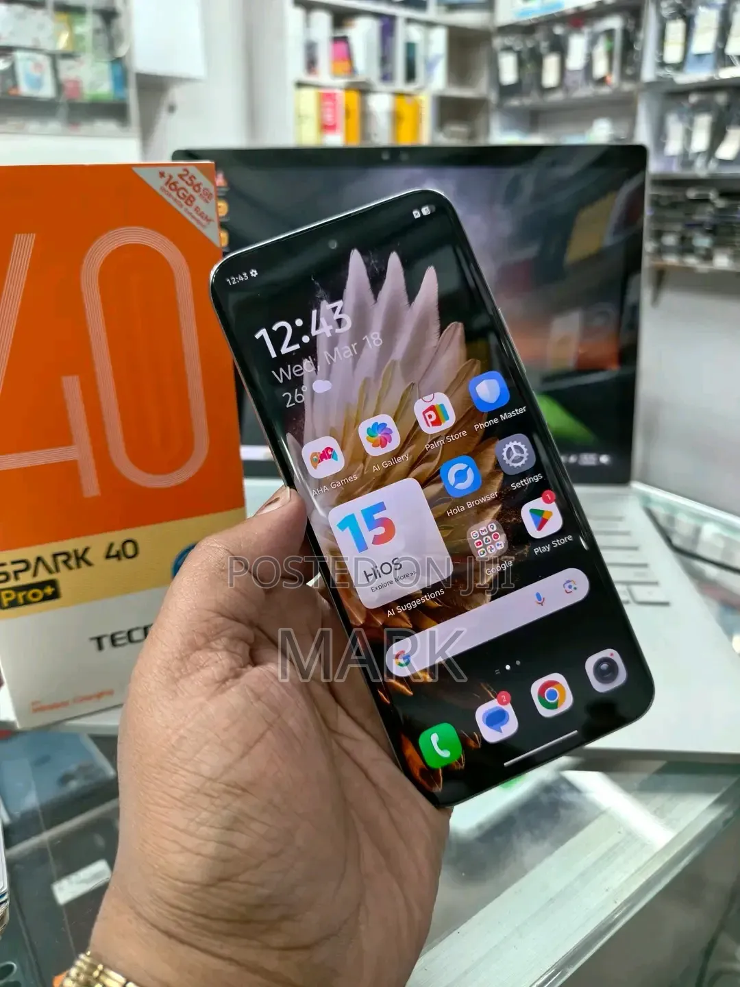 New Tecno Spark 40 Pro+ 256 GB Silver