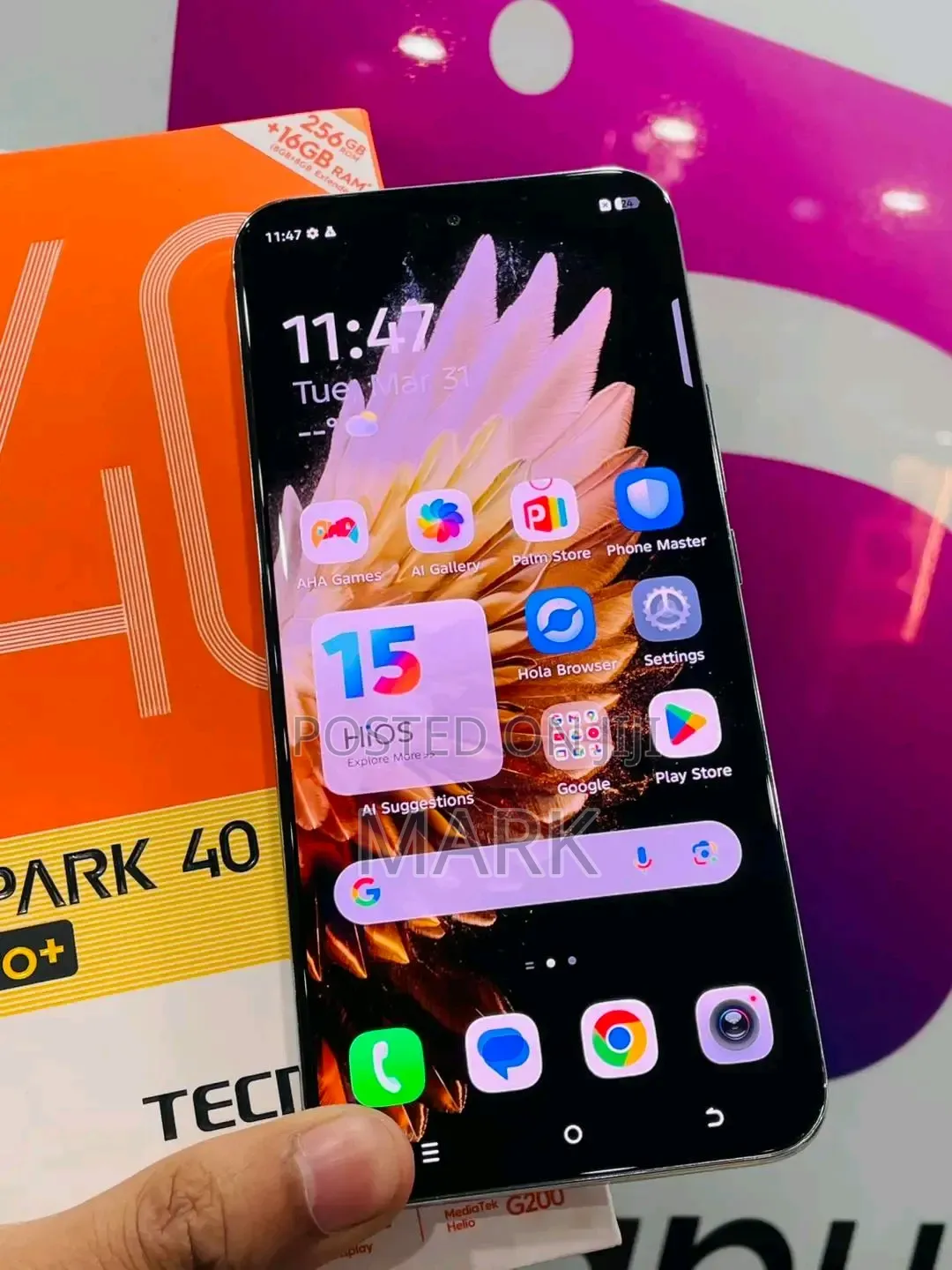 New Tecno Spark 40 Pro+ 256 GB White