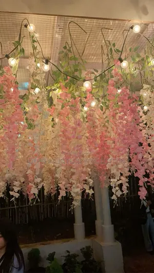 Modern Artificial Flower Ceiling