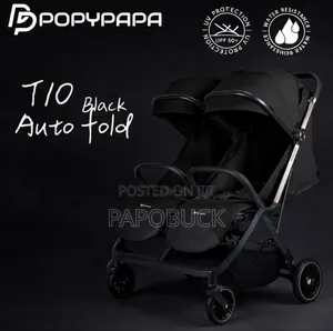 Popypapa Brand Side-by-Side Double Baby Stroller