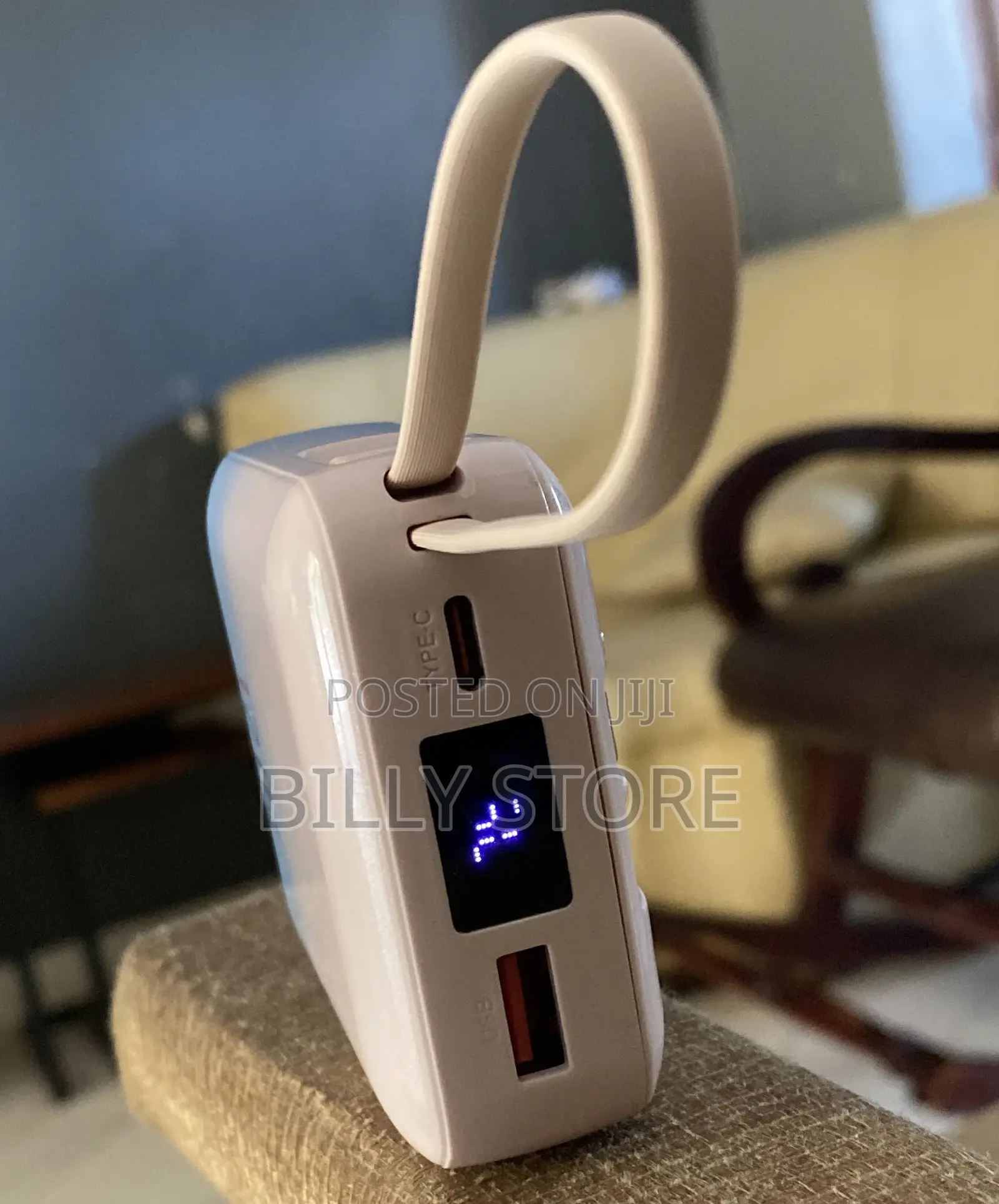 Built-in 2 Charging Line Power Bank