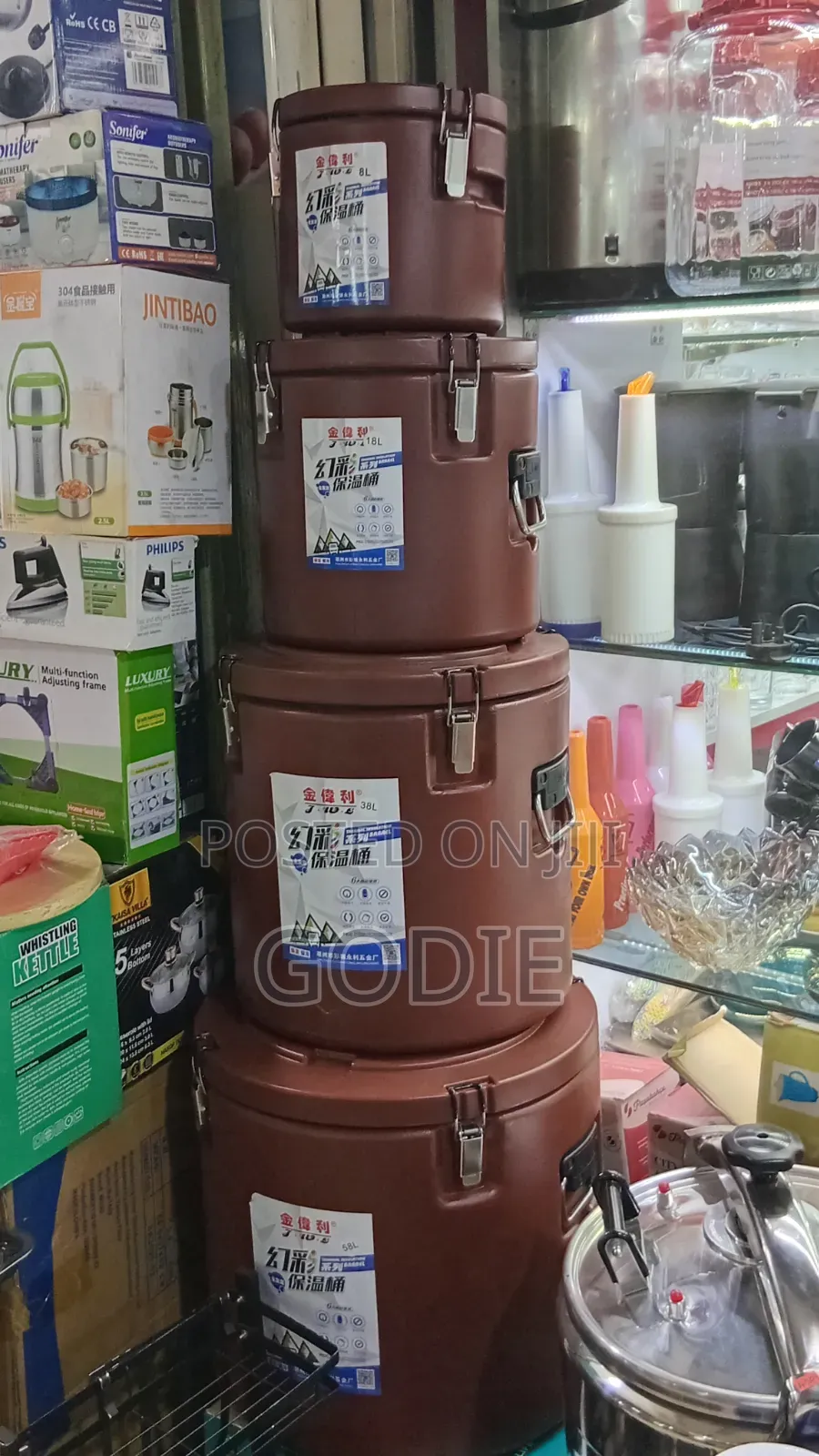 4pcs Industrial Insulated Food Containers, Food Warmers or Hotpots,