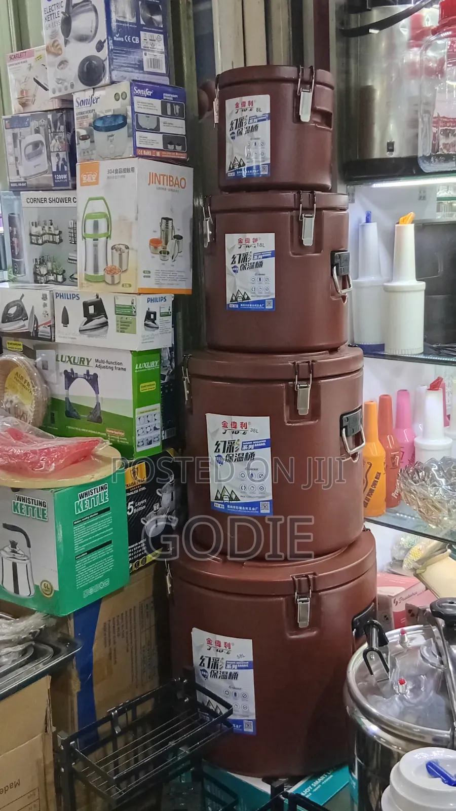 4pcs Industrial Insulated Food Containers, Food Warmers or Hotpots,