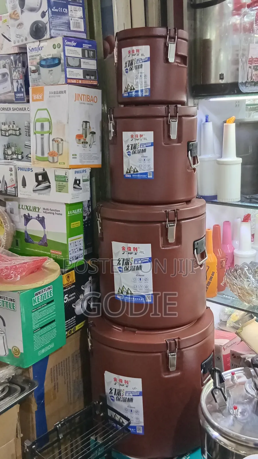 4pcs Industrial Insulated Food Containers, Food Warmers or Hotpots,