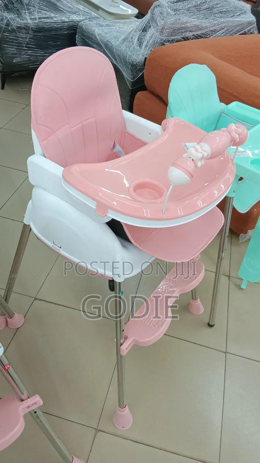 Convertible 3-in-1 or 4-in-1 Baby High Chair,