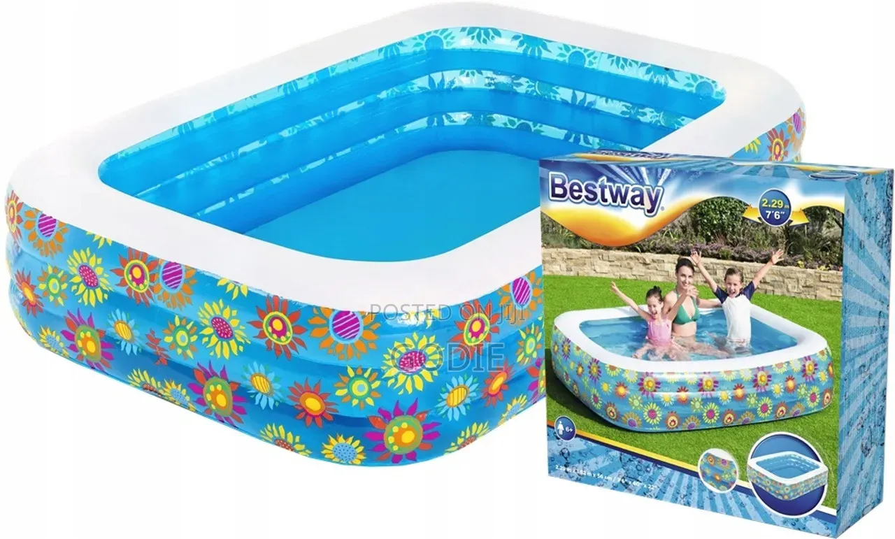 Bestway Happy Flora Inflatable Family Pool 3.05m, 10"