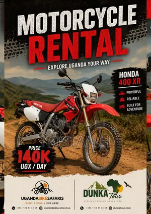 Motorcycle Rental Uganda – Honda Xr 400