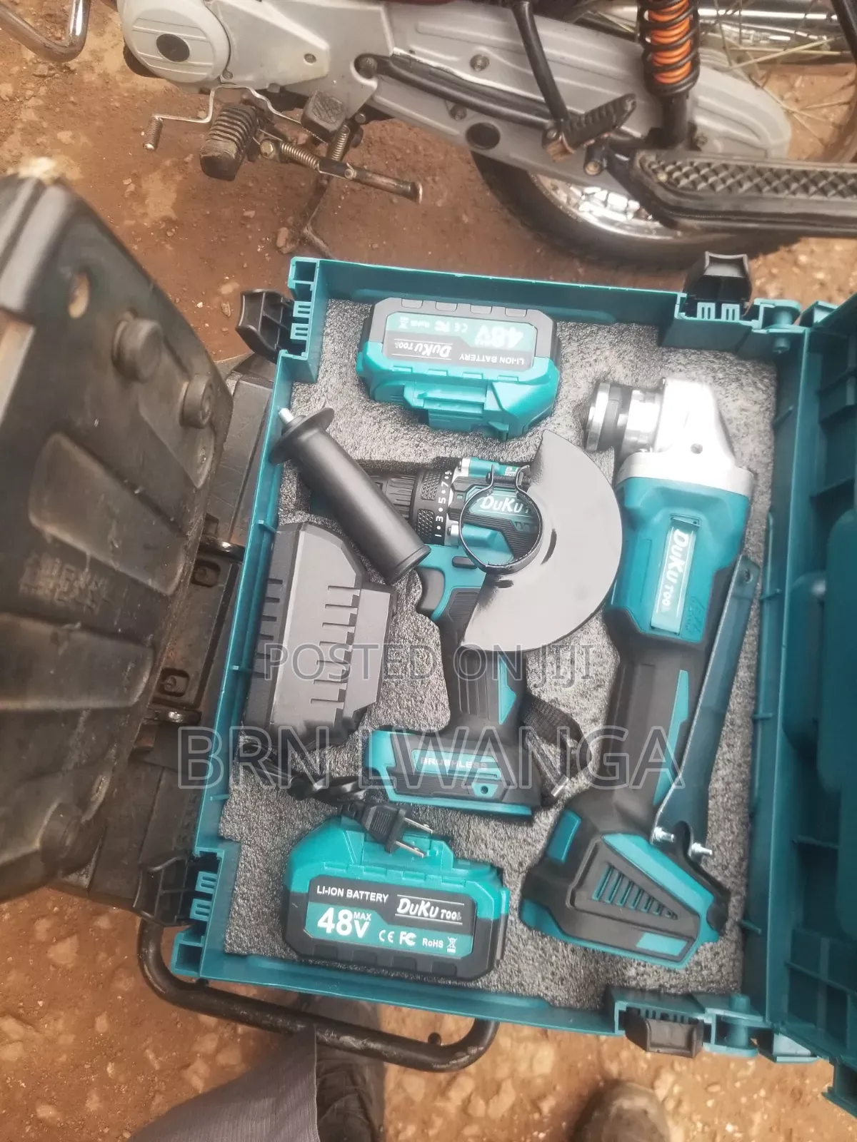 Cordless Grinder and Cordless Drill Full Set