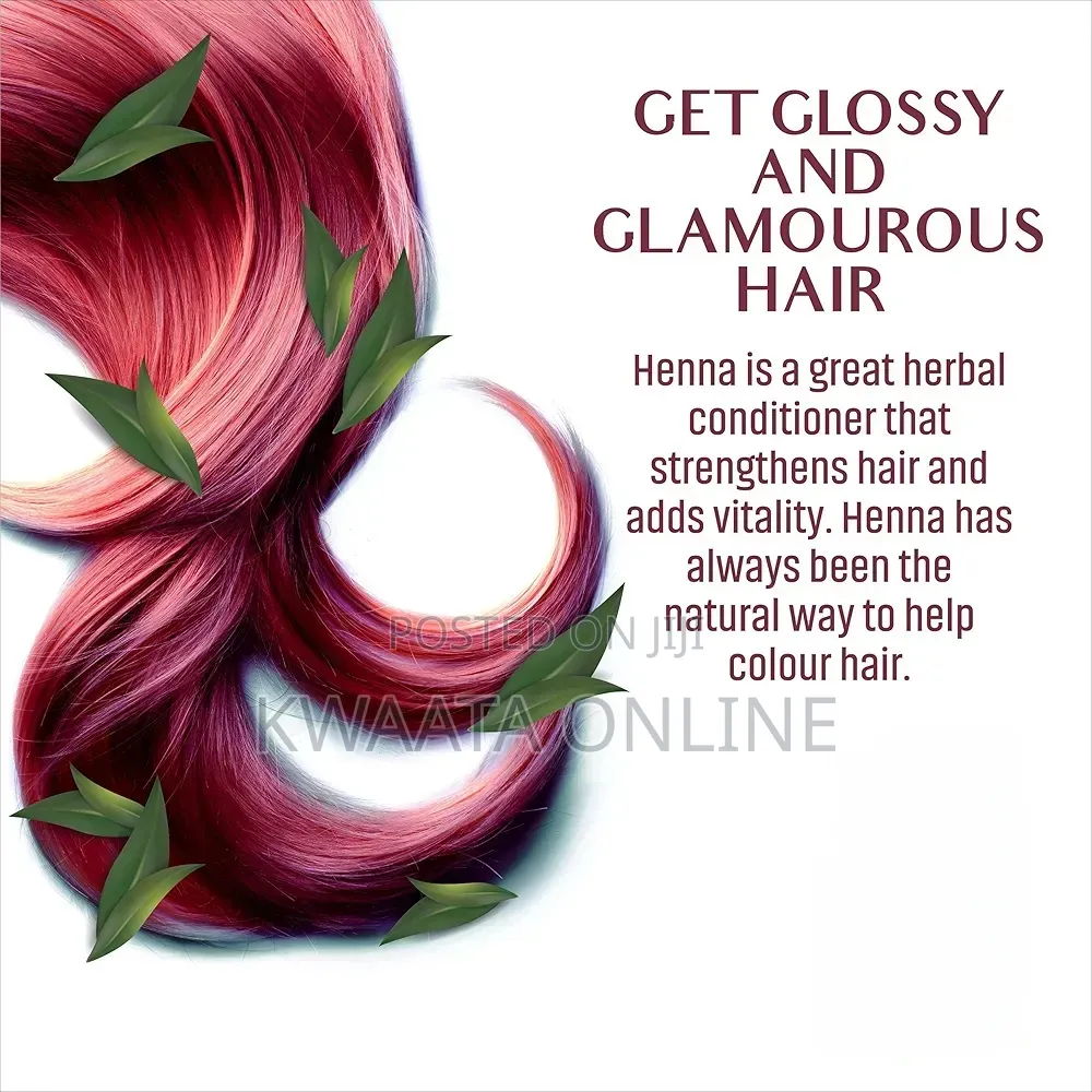 Tibiz Henna Hair, Skin Color 100% Amonia Free (6 Sachets X 10g) 2.11oz