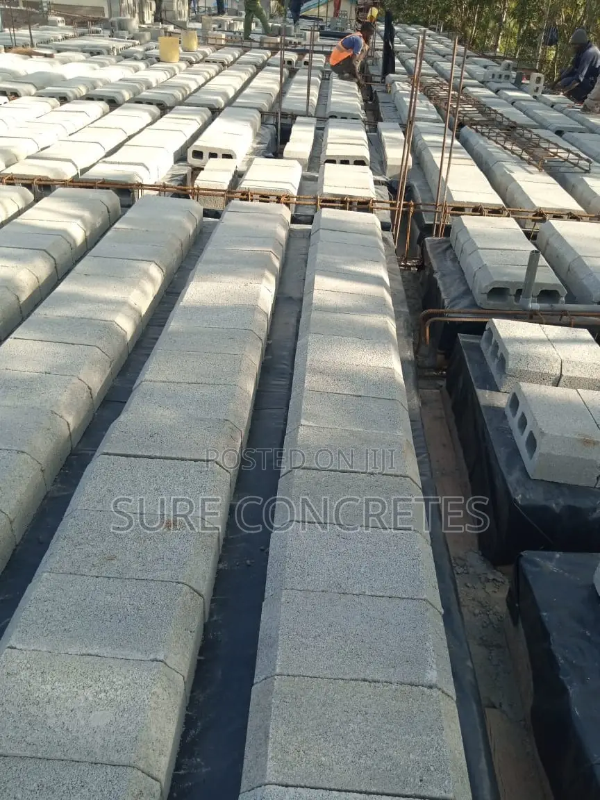 Installation of Hollow Pots Slab in Mukono