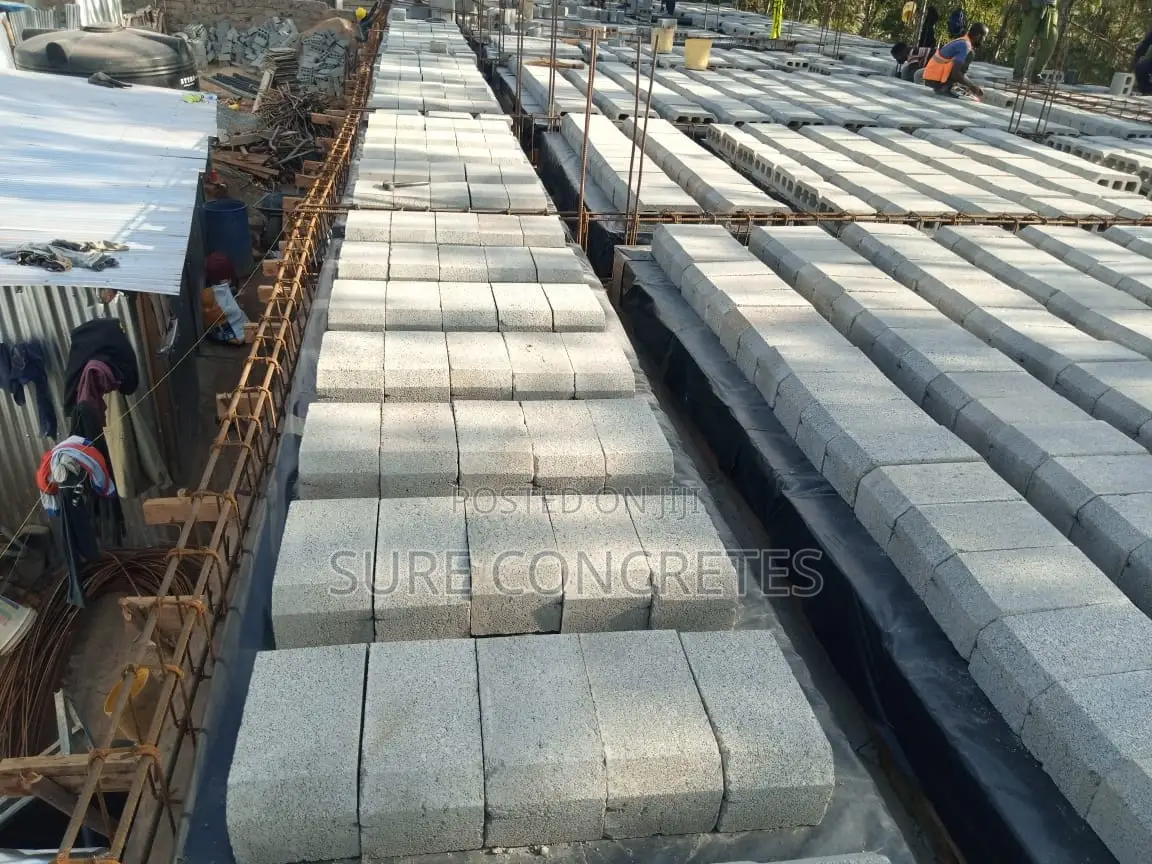 Installation of Hollow Pots Slab in Mukono
