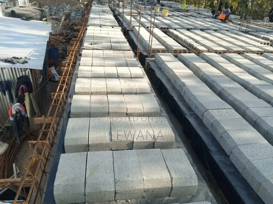 Installation of Hollow Pots Slab in Mukono