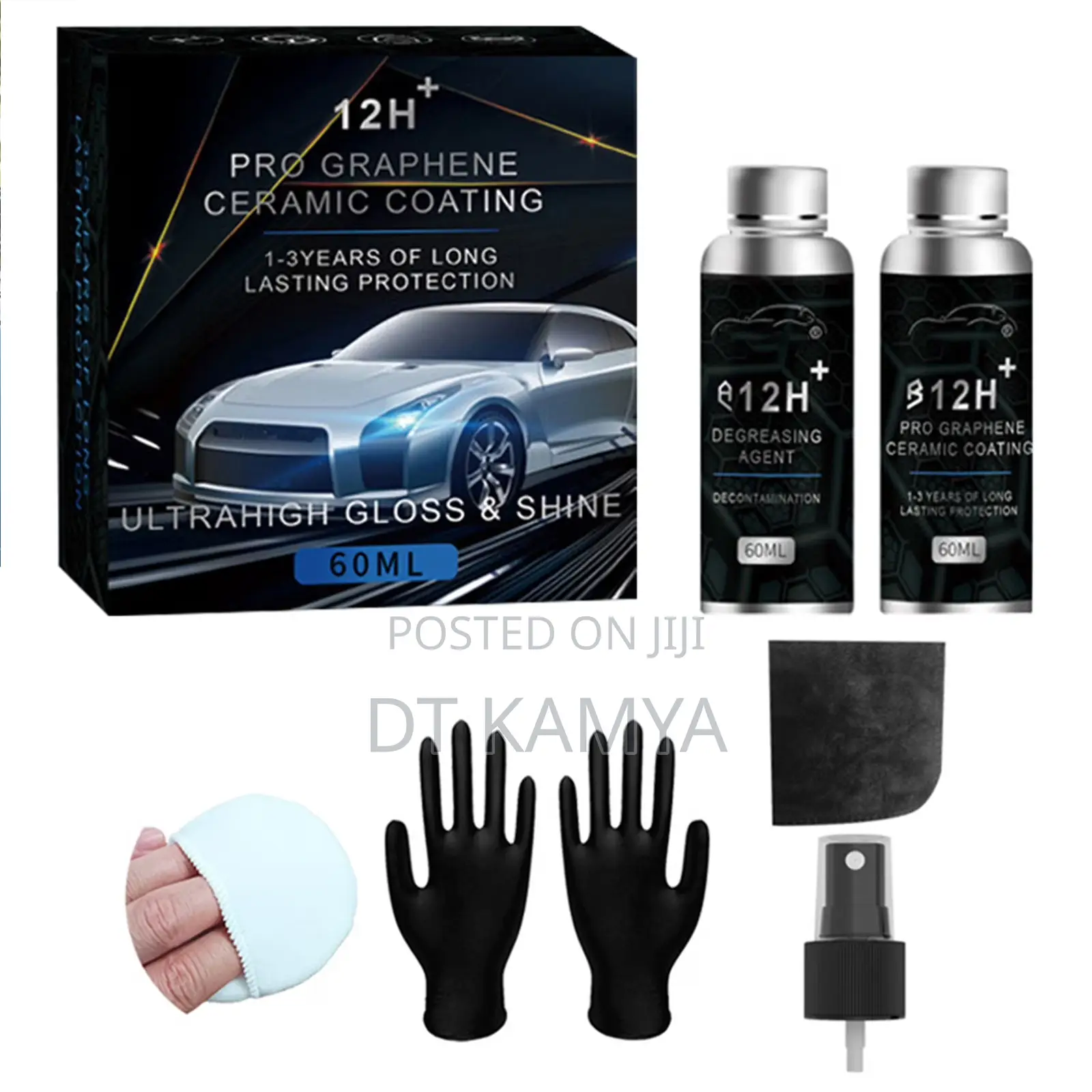 12h Pro Graphene Ceramic Coating - 60 Ml / 1 - 3 Years / High Gloss