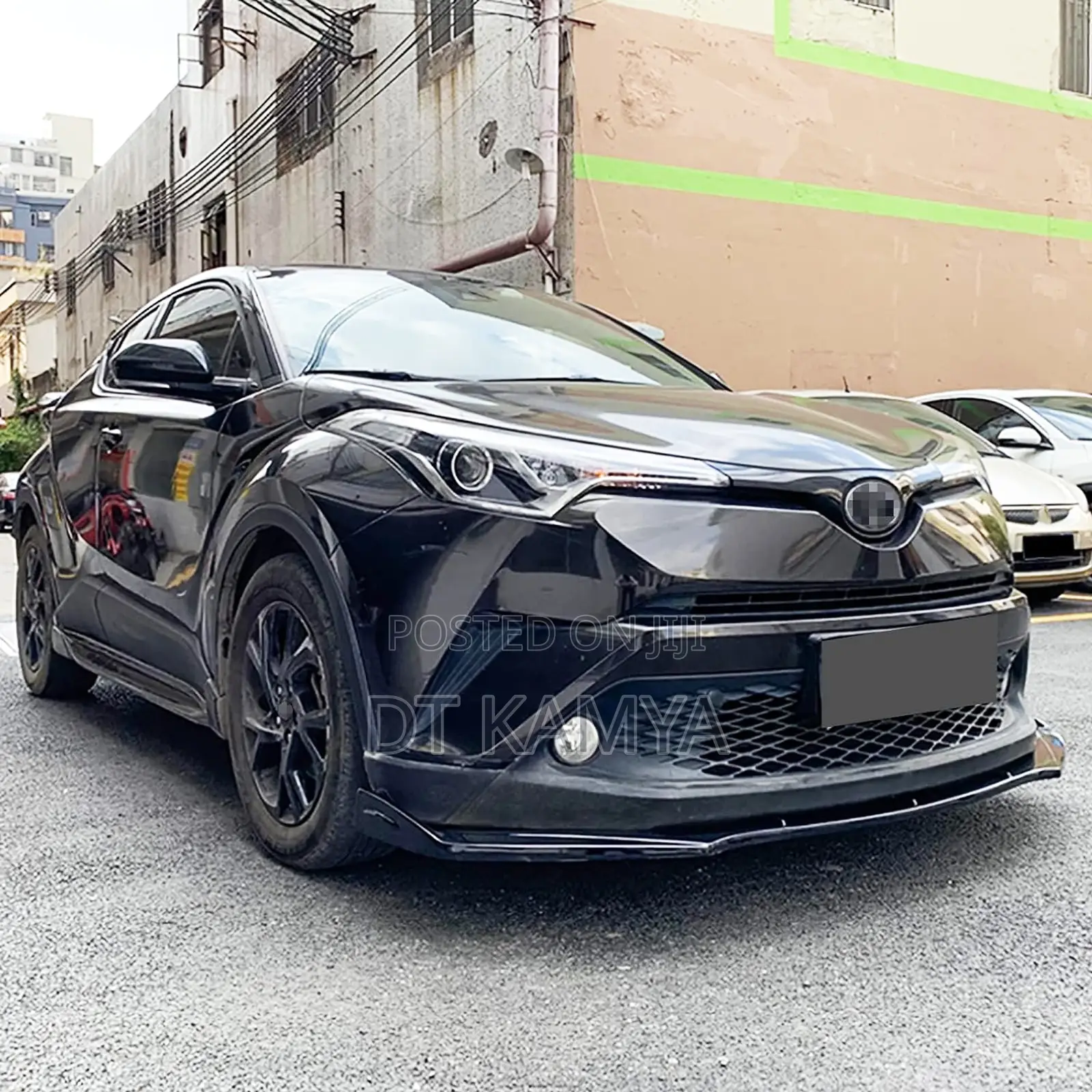 Front Plastic Bumper Lip Splitter Carbon Fiber Finish - Universal