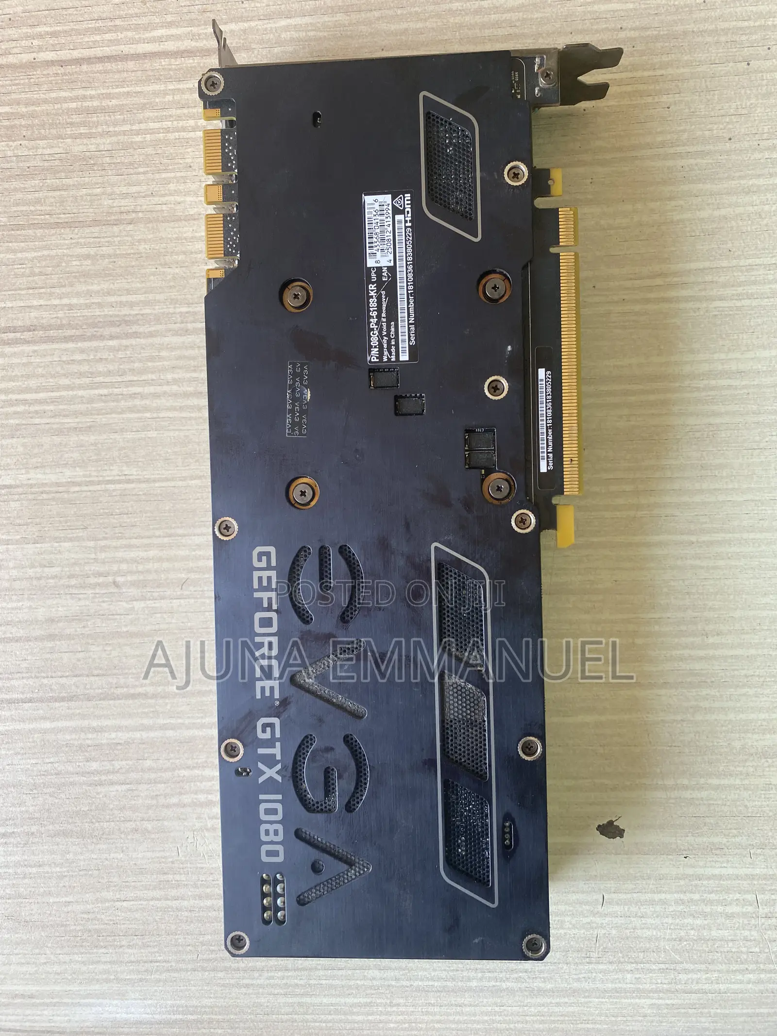 Evga Geforce GTX 1080