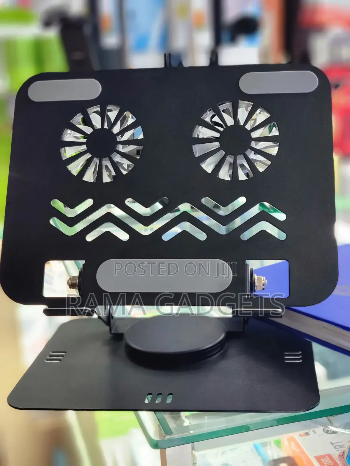 Laptop Stand With Built-in Dual Cooling Fans.