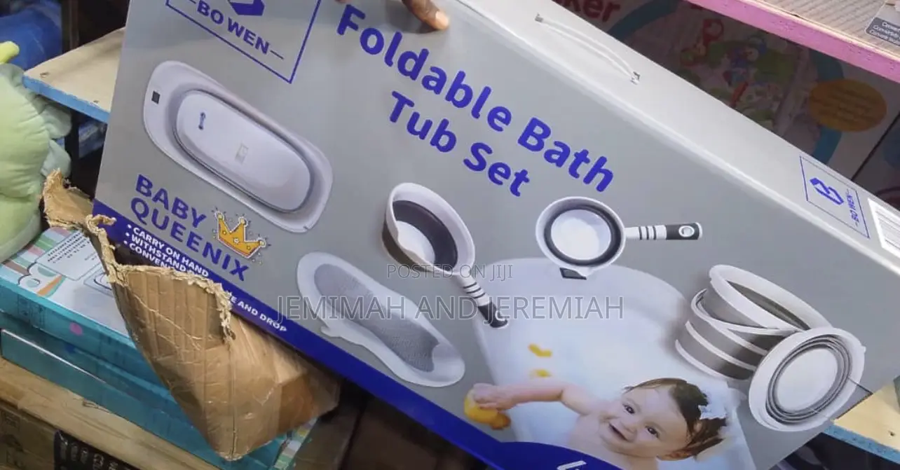 4-in-1 Foldable Bath Tub With Bather