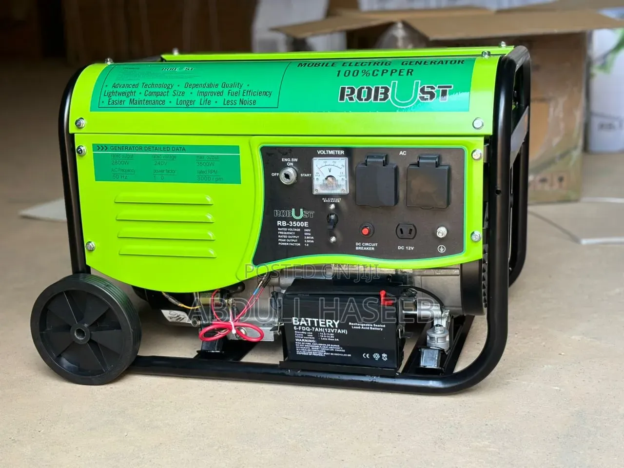 3.5kva Key Start Gasoline Generator | Powerful Reliable Backup Power