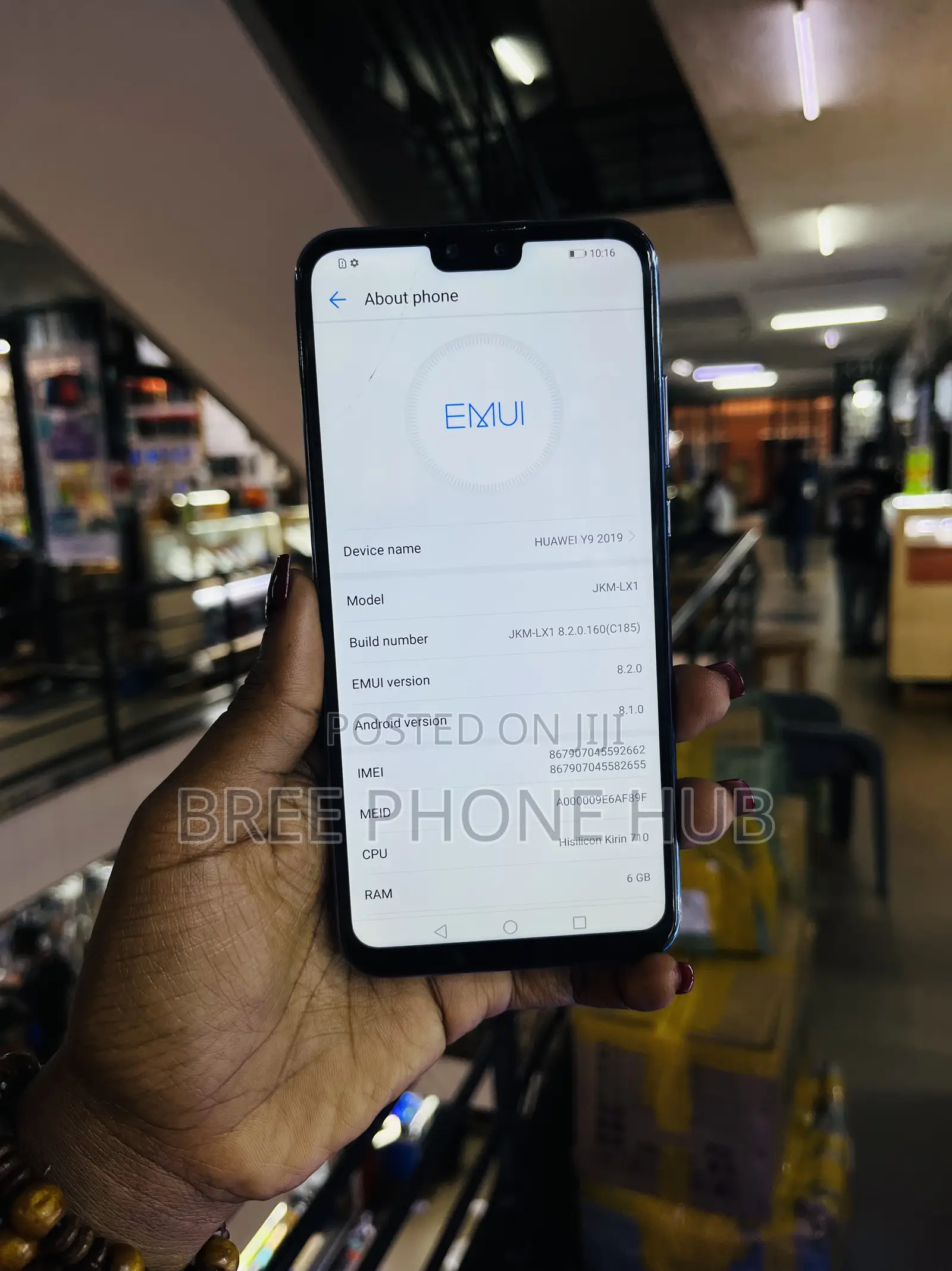 Huawei Y9 2019 128 GB Blue
