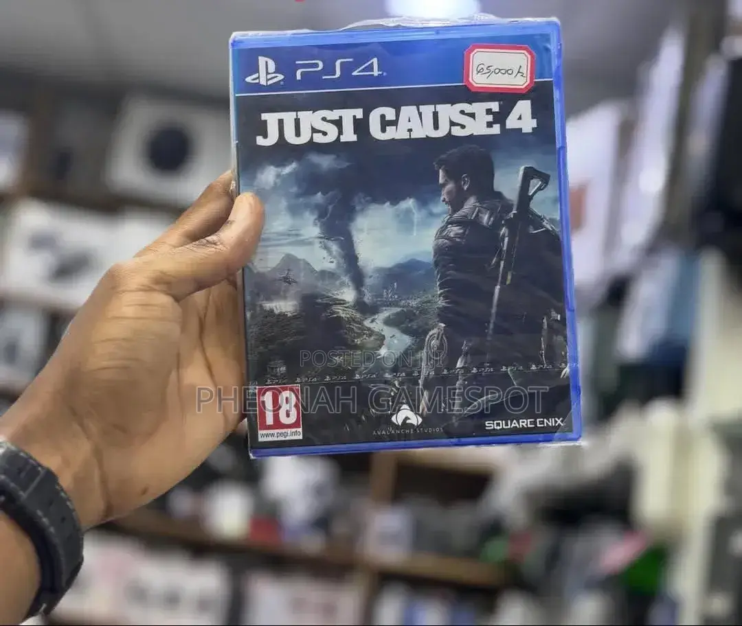 Don't Study, Don't Work, Just Come Buy Just Cause 4 Game Cd for Ps4