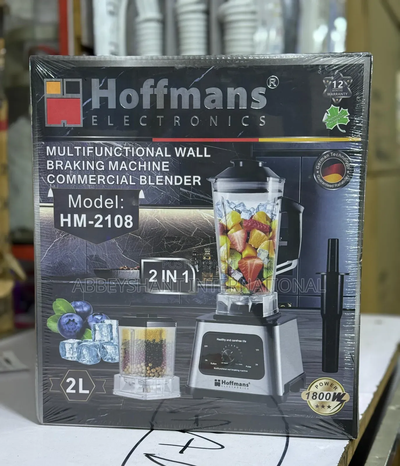 Multifunctional Wall Braking Commercial Blender.