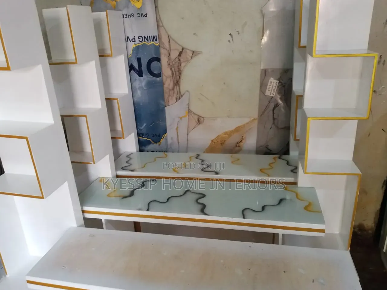 Luxury Tv Stand With Safes and Drawers