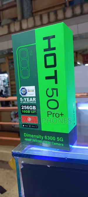 New Infinix Hot 50 Pro+ 4G 256 GB Black