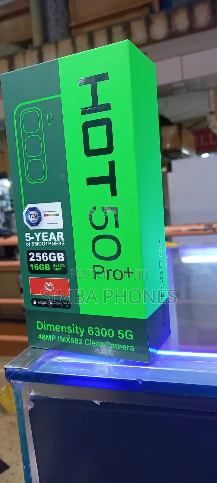 New Infinix Hot 50 Pro+ 4G 256 GB Blue