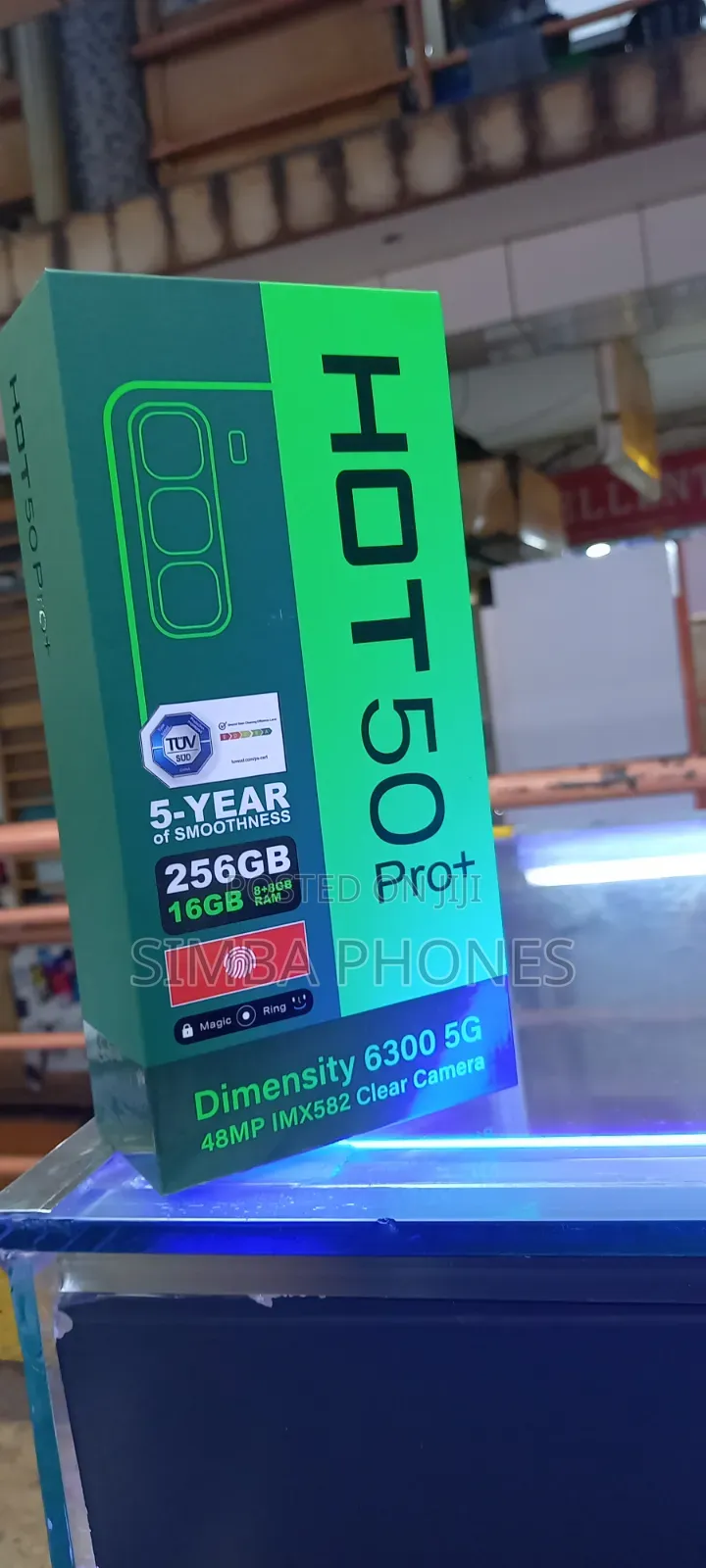 New Infinix Hot 50 Pro+ 4G 256 GB Blue