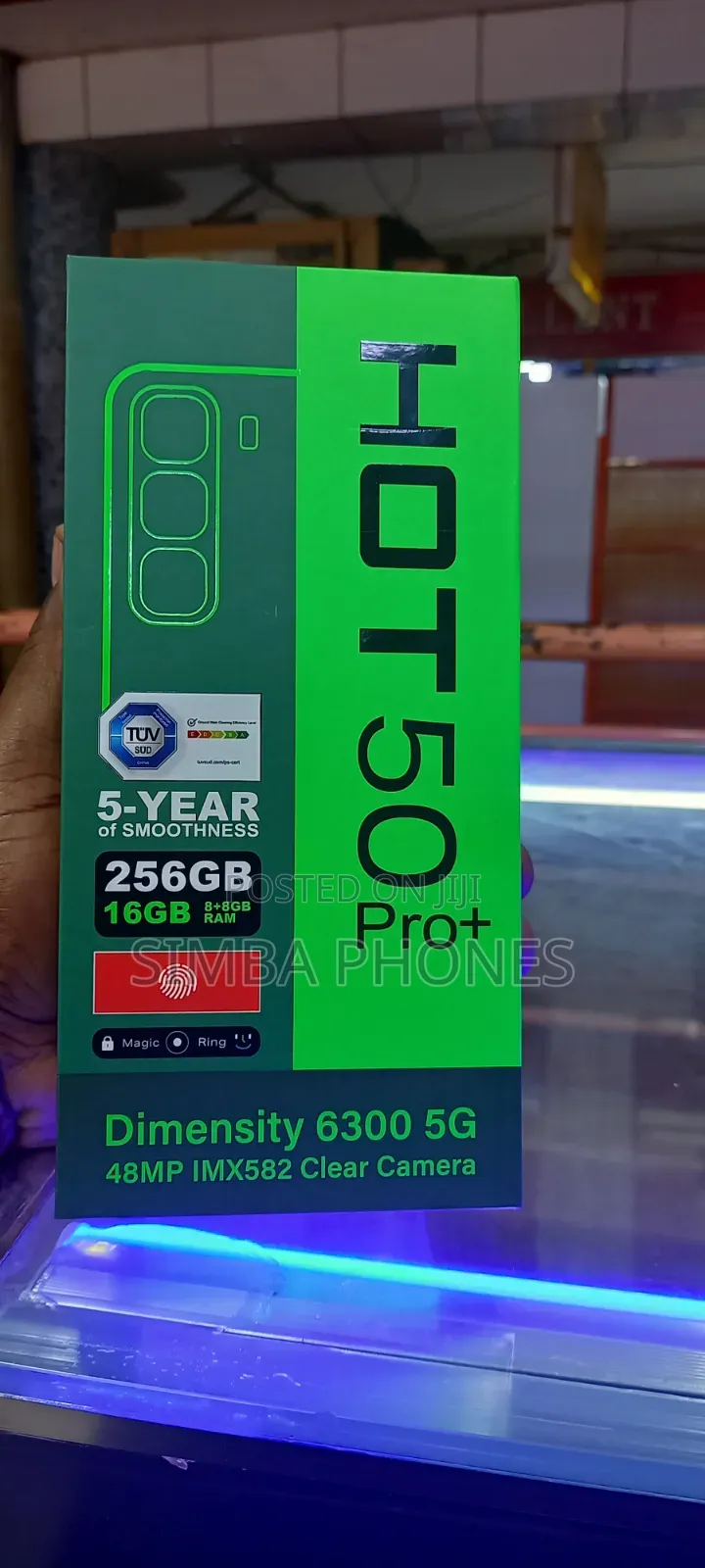 New Infinix Hot 50 Pro+ 4G 256 GB Gold