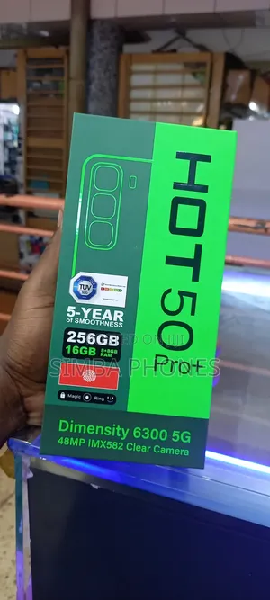 New Infinix Hot 50 Pro+ 4G 256 GB Gold