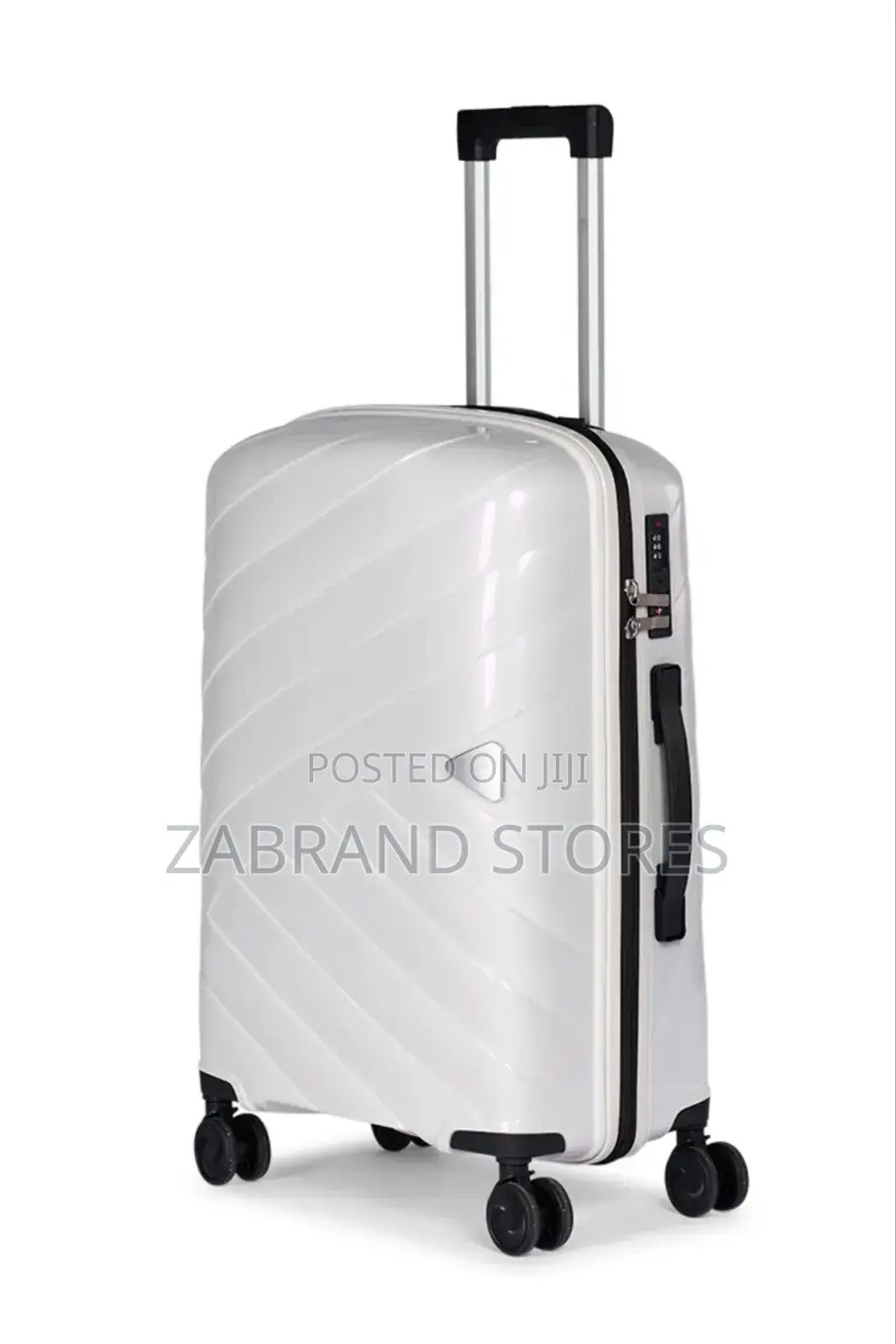 A Set of Luggage Suitcase- White