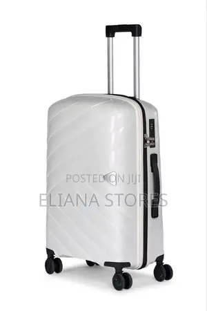 A Set of Luggage Suitcase- White