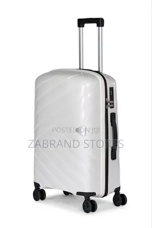 A Set of Luggage Suitcase- White
