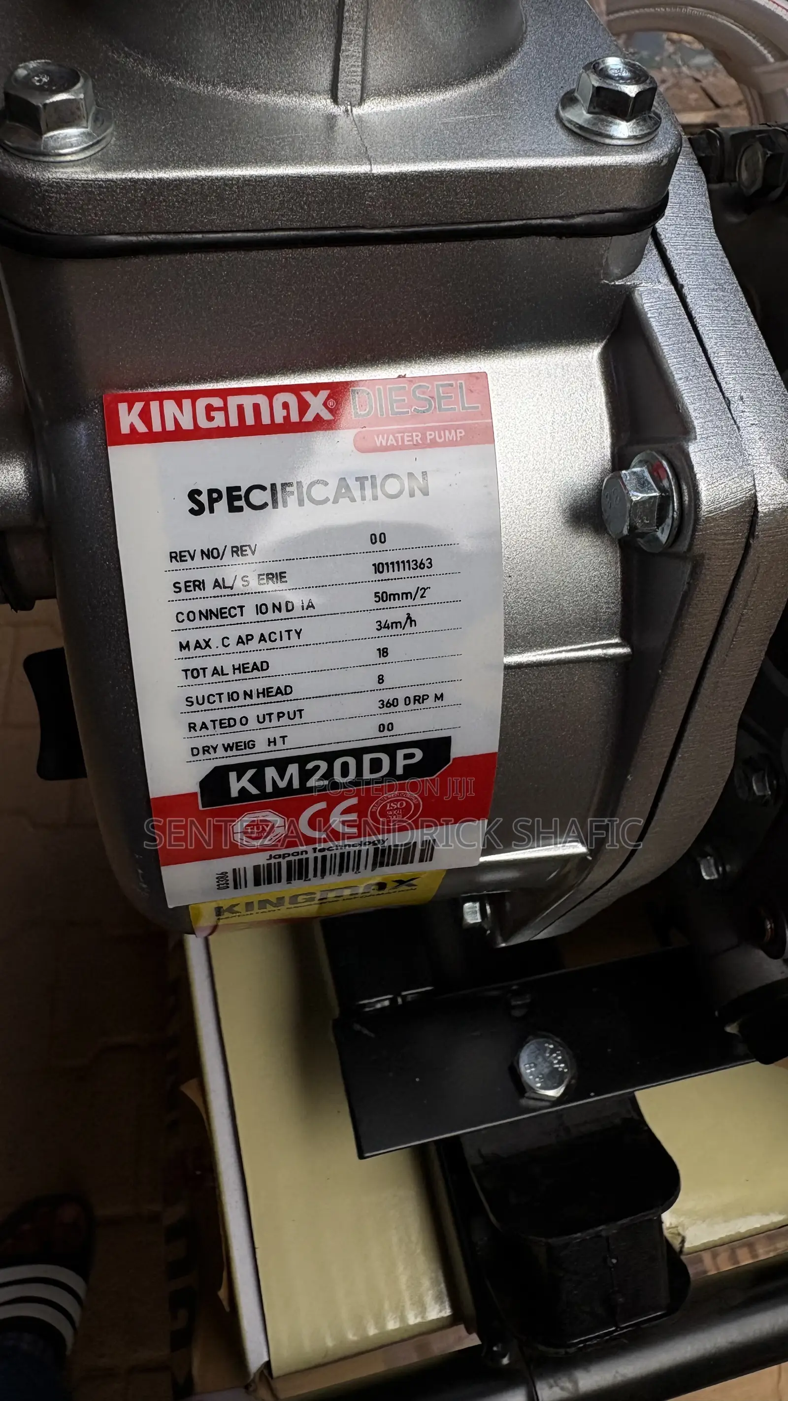 Water Pump (King Max) Diesel