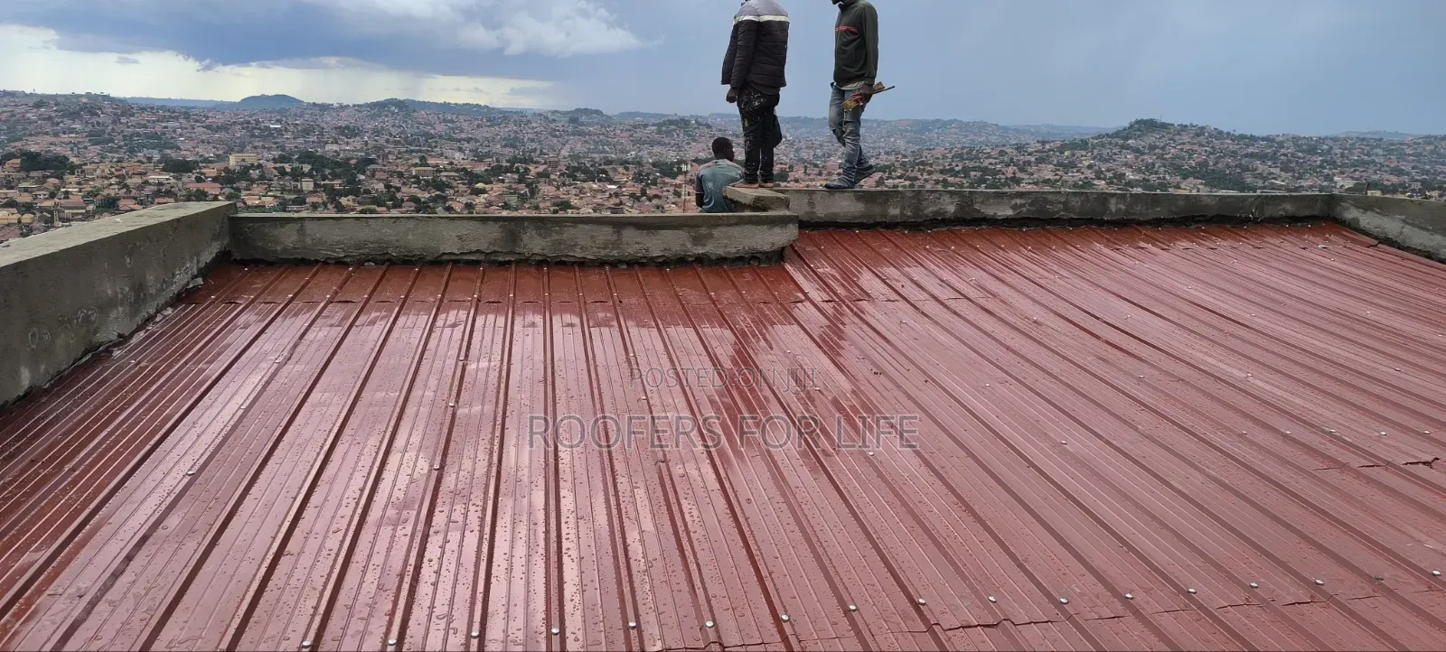 Flat Roof Cleaning of Roof Tiles