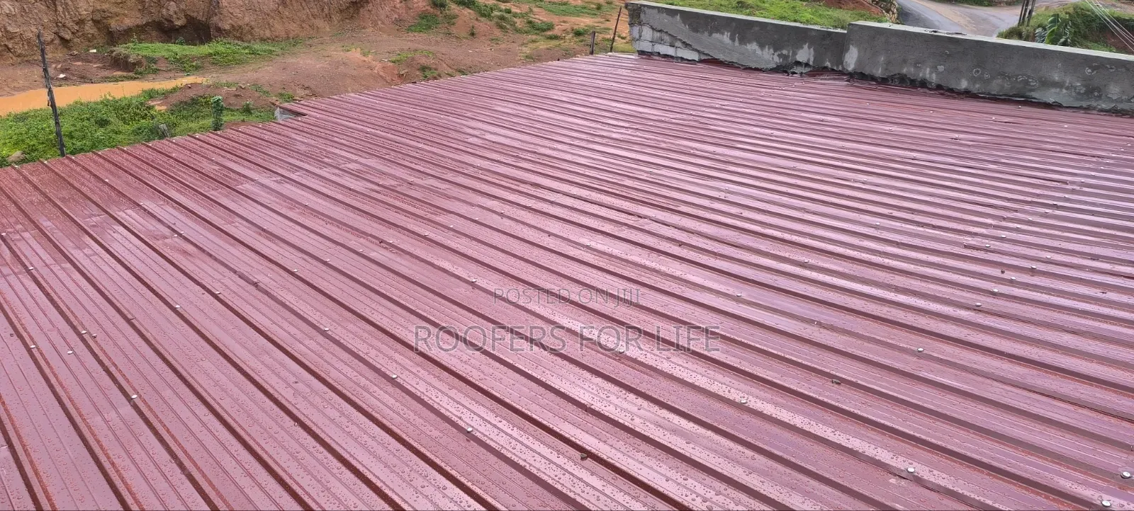 Flat Roof Cleaning of Roof Tiles