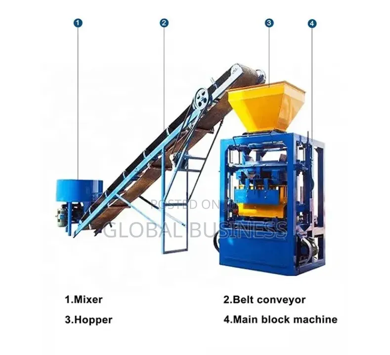 Semi-Automatic Concrete Block Paver Maker – Reliable Efficient