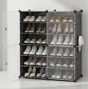 Multi- Color Plastic Shoe Rack Shoe Cabinet