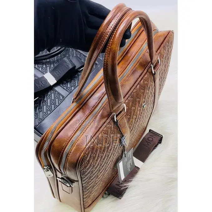 12 Inches Bag for Business, Work ,Office Men's Leather Briefcase