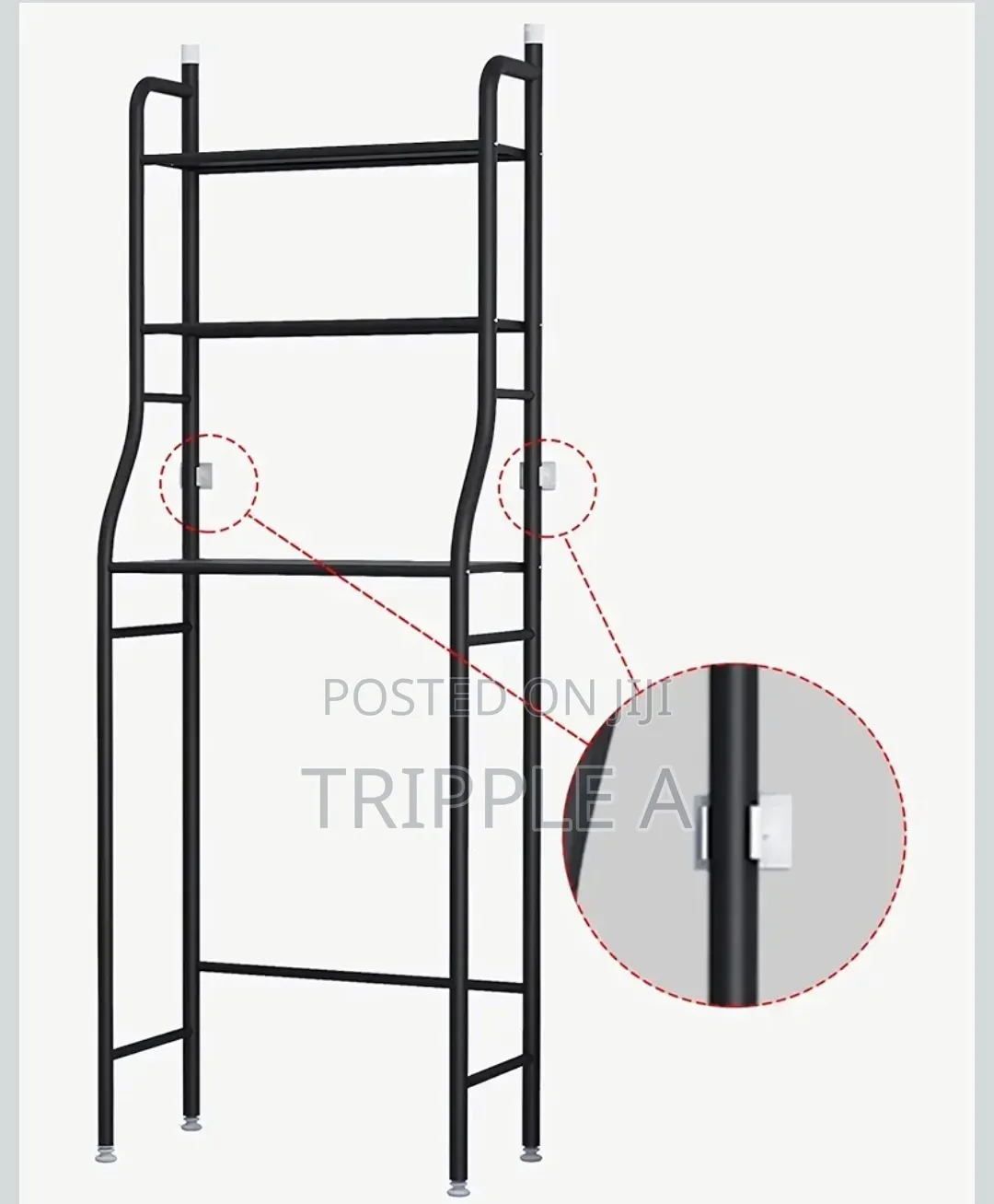Metallic Toilet Rack Bathroom Organizer