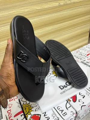 D G Luxury Men's Thong Sandals