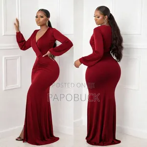 Women's Bodycon Long Sleeve Maxi Dress
