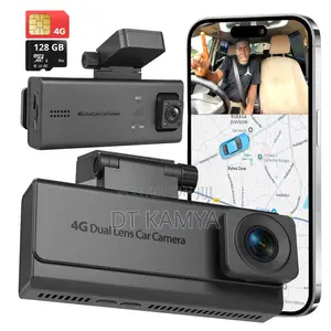 4g Lte Dash Camera for Cars / Anti Theft GPS Tracker / 128gb Memo Card